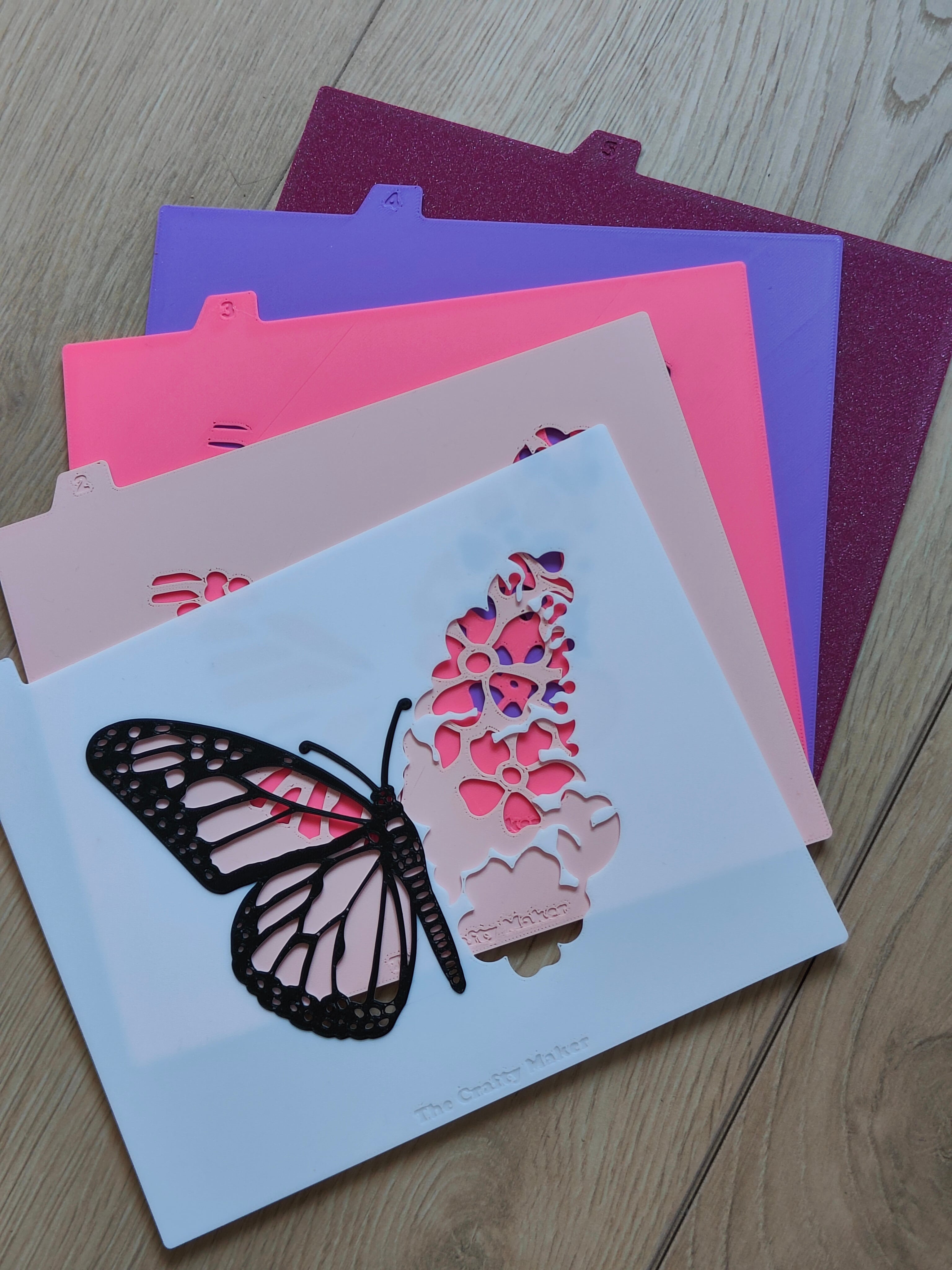 Butterfly Shadow Box 3d model