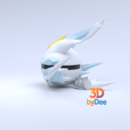 Kyurem White Pokeball 3d model