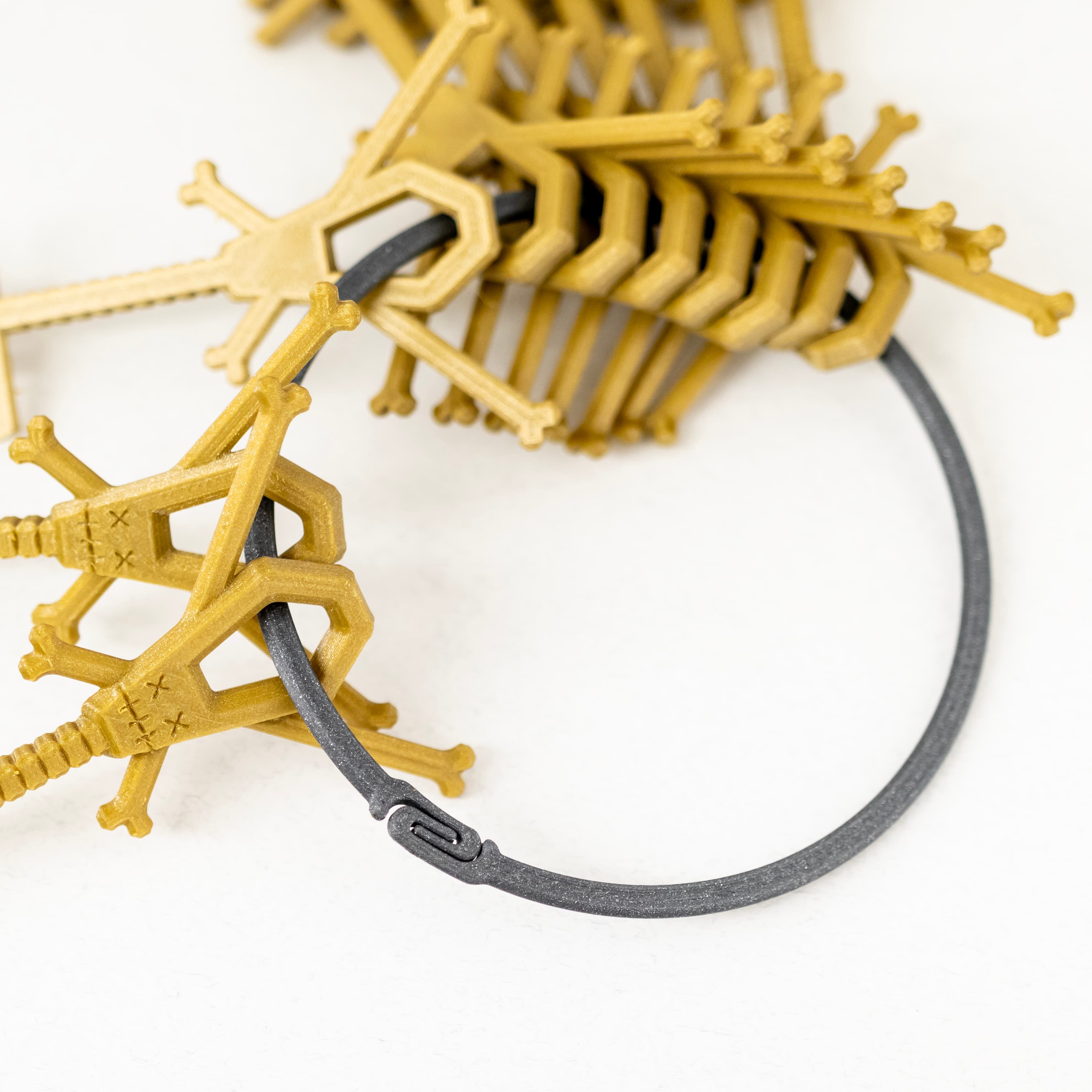 Giant Snapping Key Ring 3d model