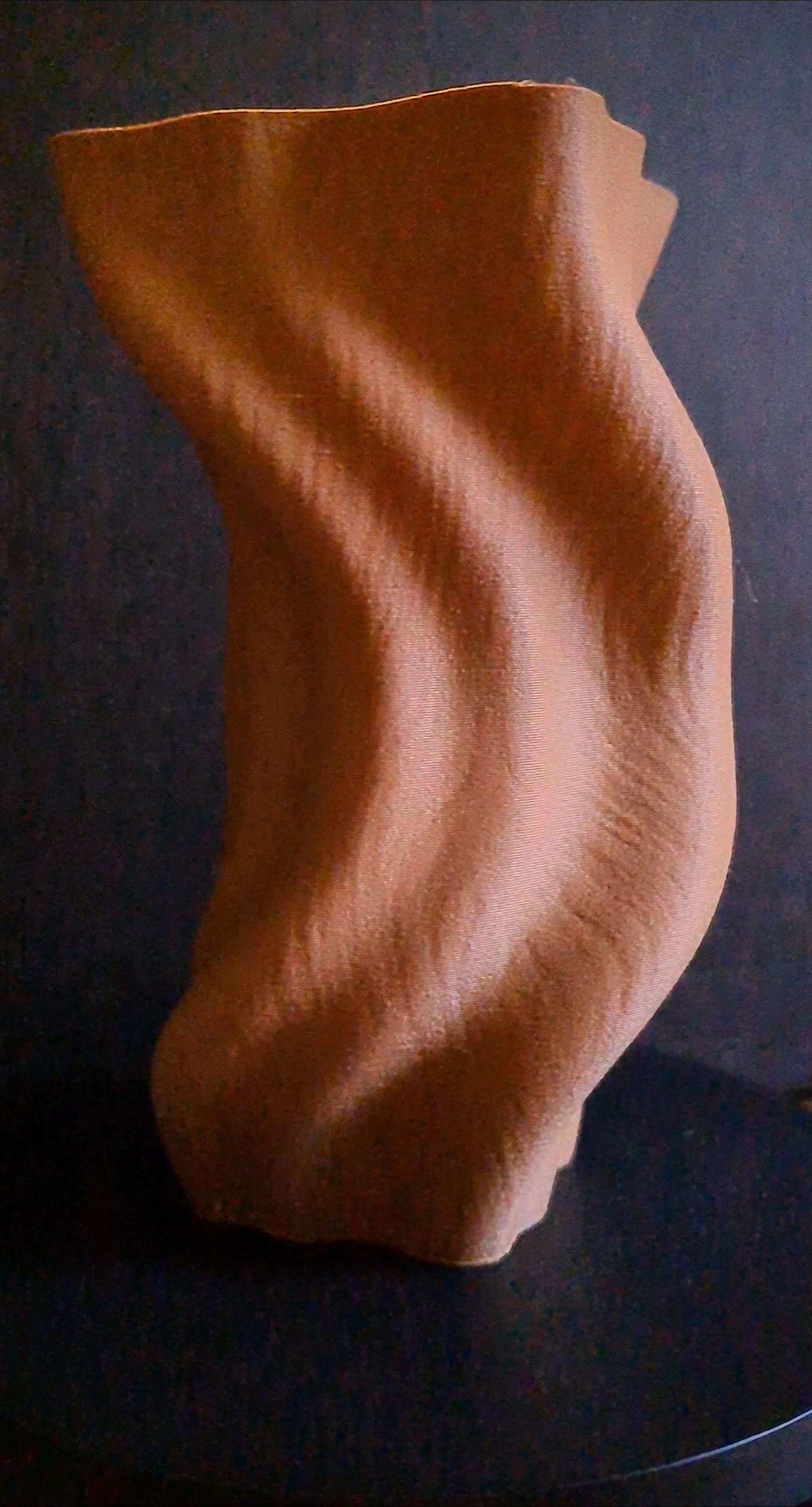 Tree Trunk (Wood Texture) Vase 3d model