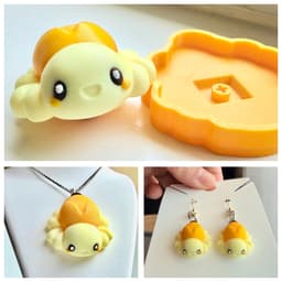 Banana Spider Clicker + Bonus Charm 3d model
