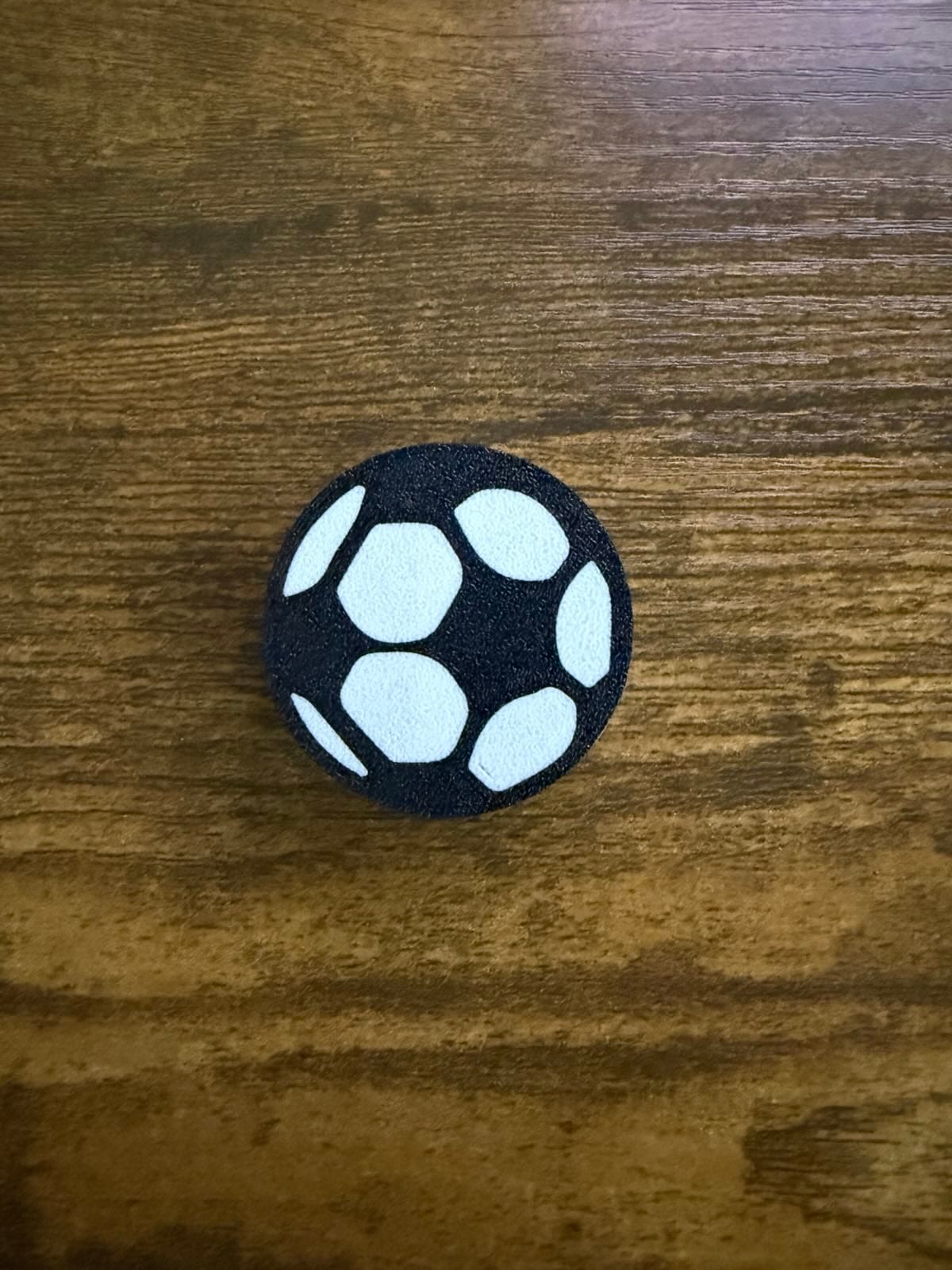 Soccer Straw Toppers 3d model