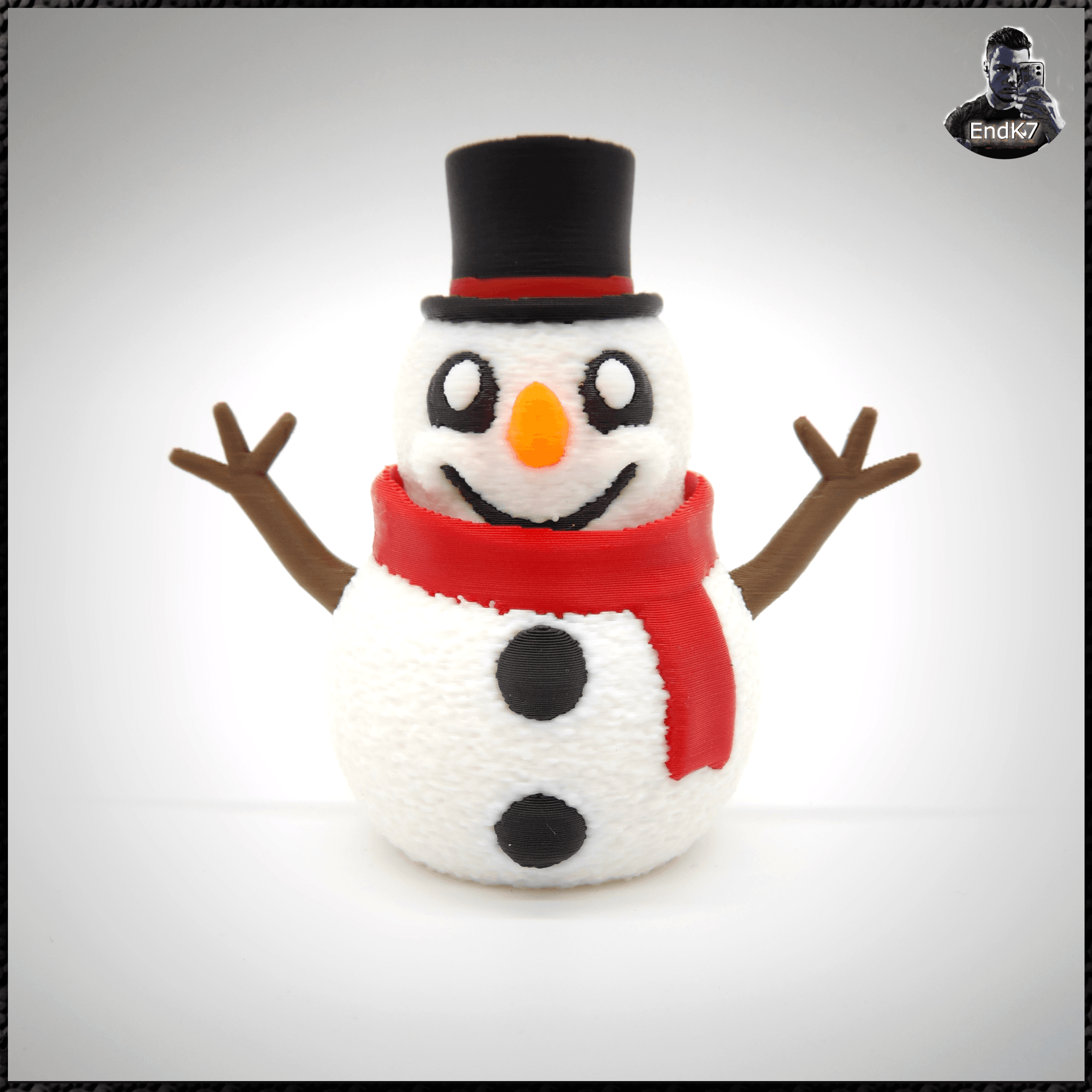 Snowman Clicker + Figurine 3d model