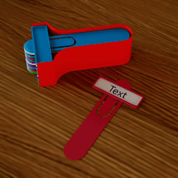PageScribe Bookmark 3d model