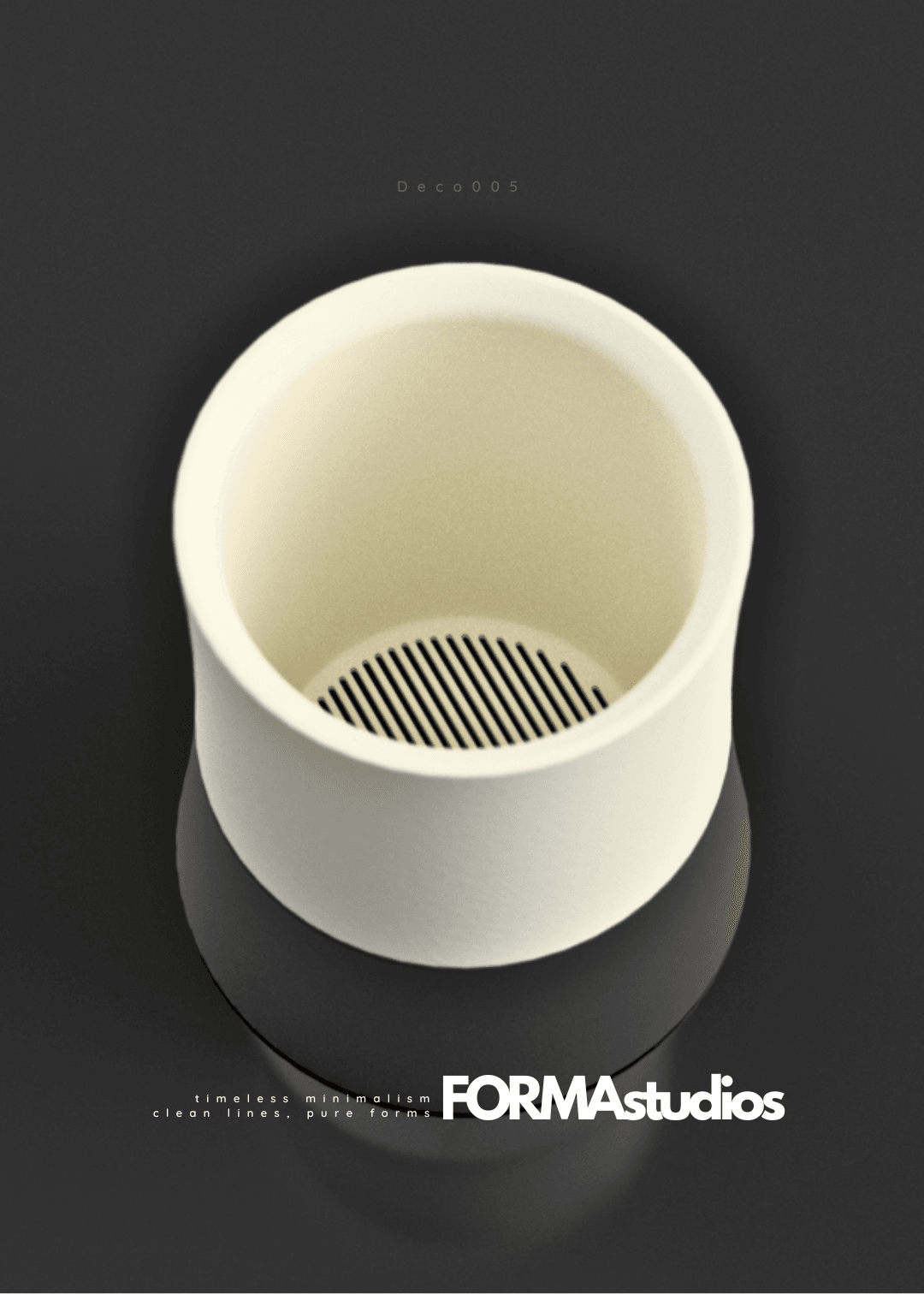 Kitchen Utensily Holder - FORMAstudios Deco005.stl.stl 3d model