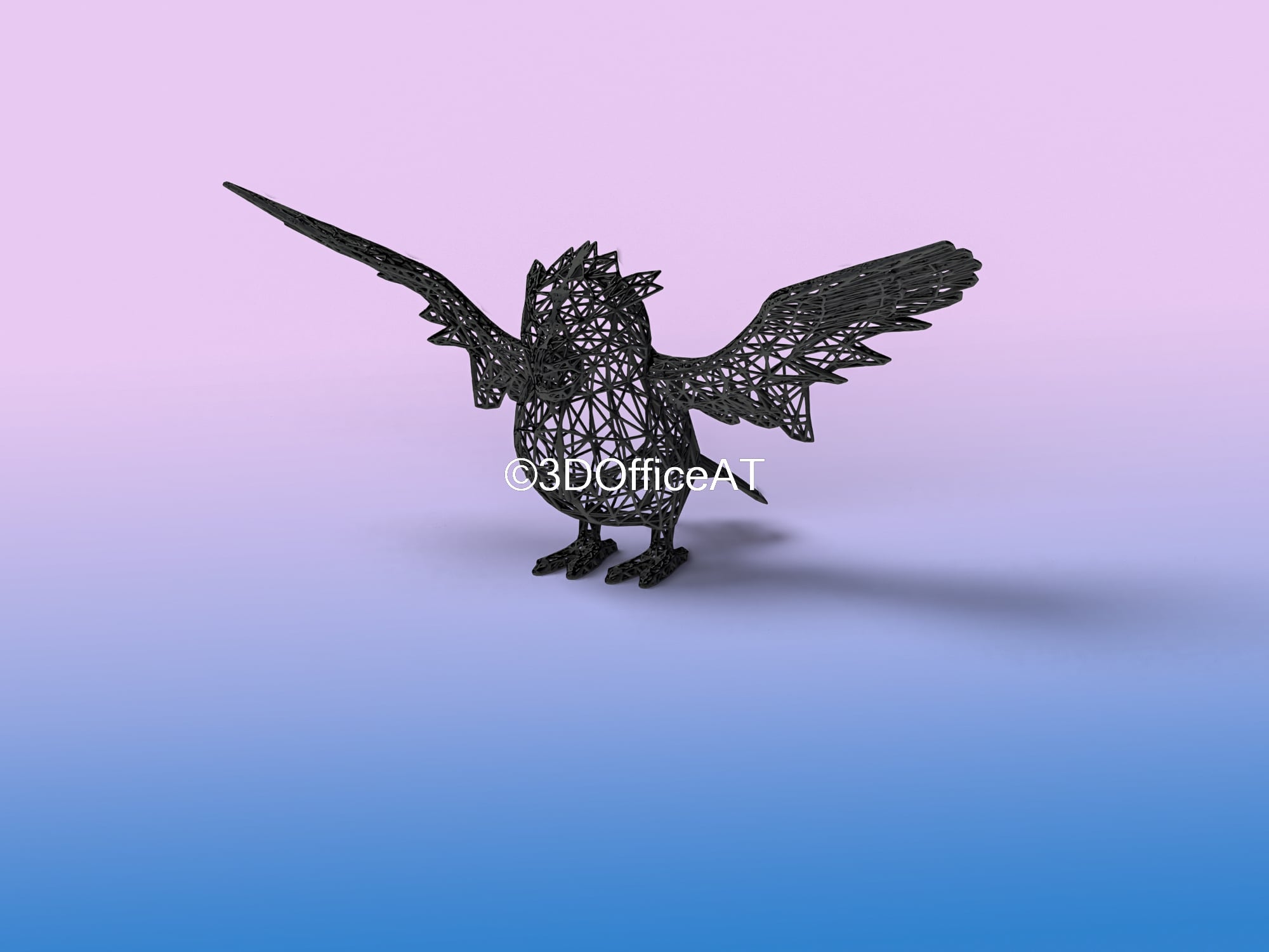 016 Pidgey Pokemon Wiremon Figure 3d model