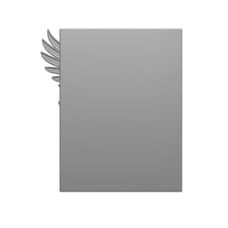 Elegant Phoenix Wall 3d model