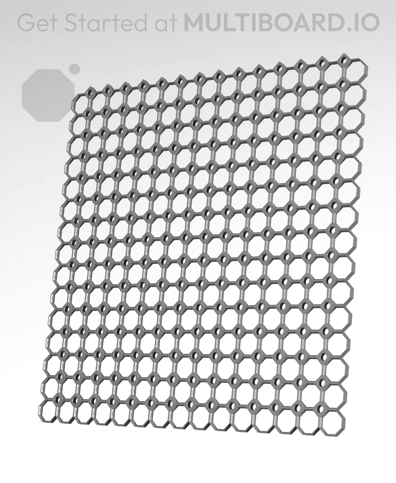 15x15 Multiboard Side Legacy Tile 3d model