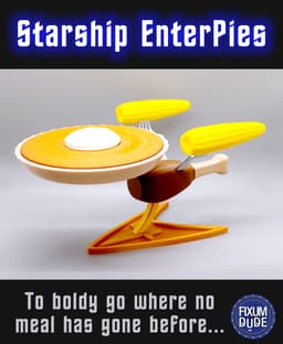Starship EnterPies 3d model