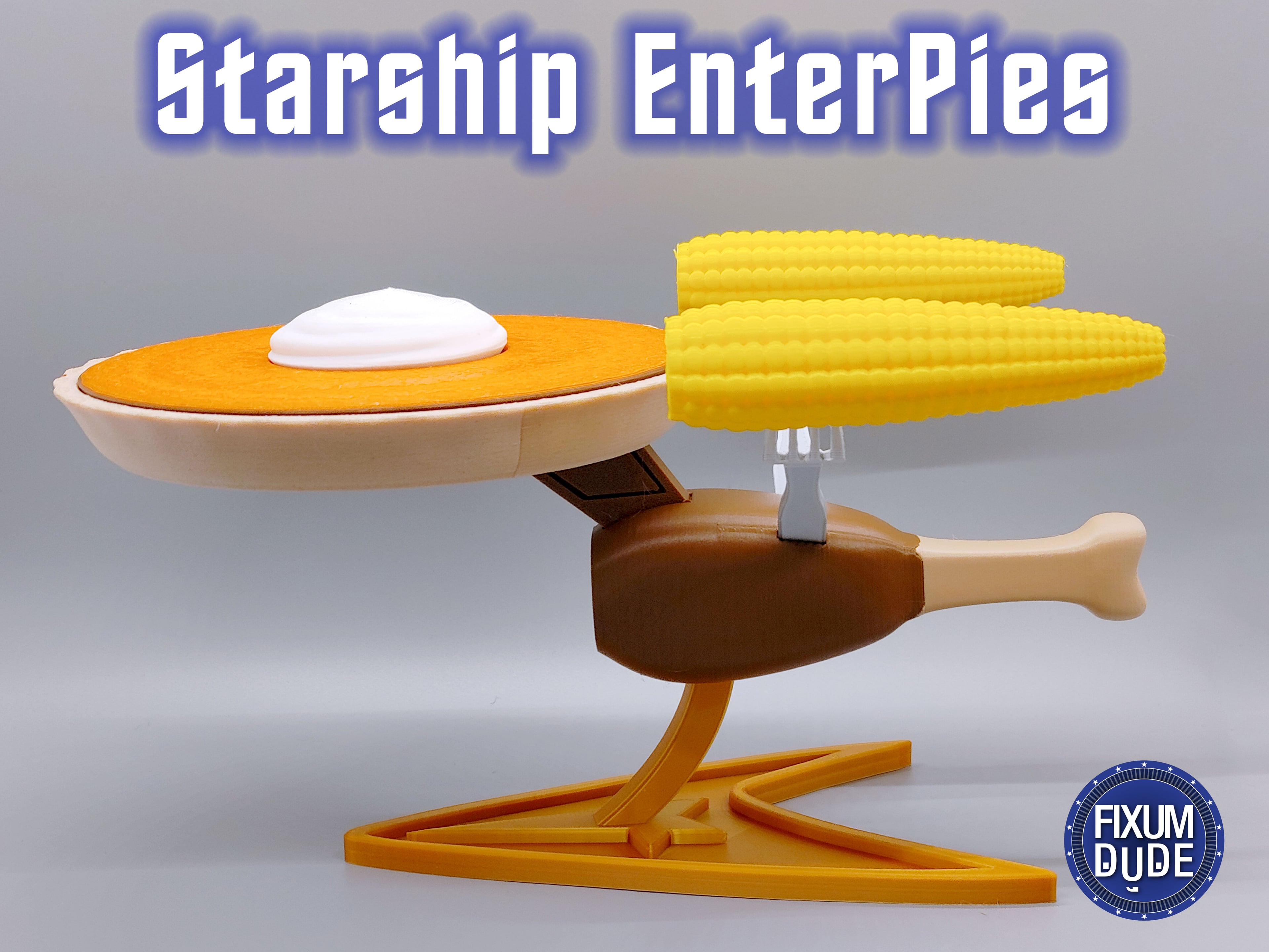 Starship EnterPies 3d model