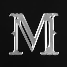 'Merry Christmas' Decorative Hanging Text Banner 3d model