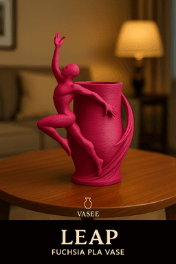 Human-shaped vase art organizer for inner calm 3d model