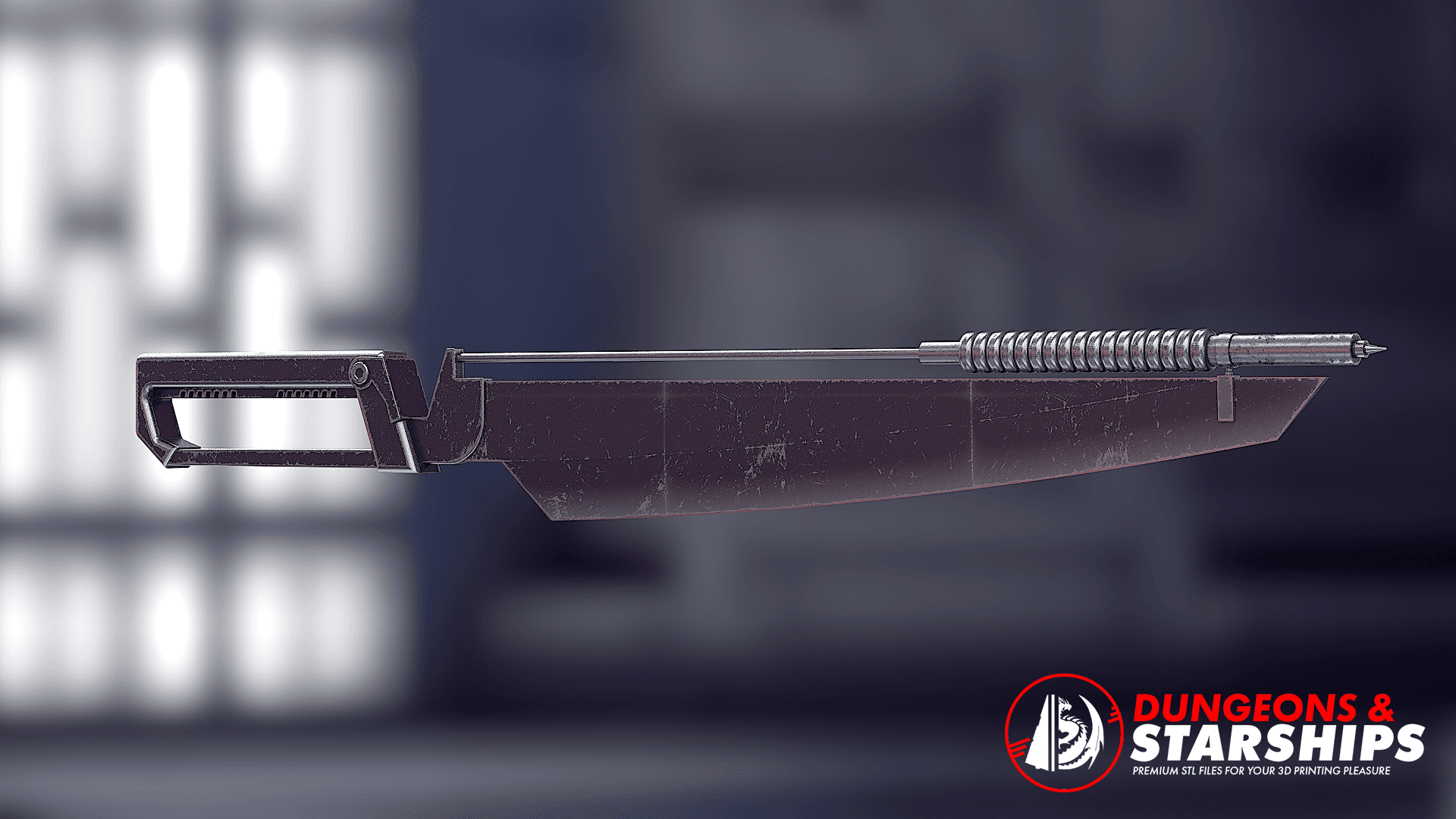 BX Vibroblade - Star Wars 3d model