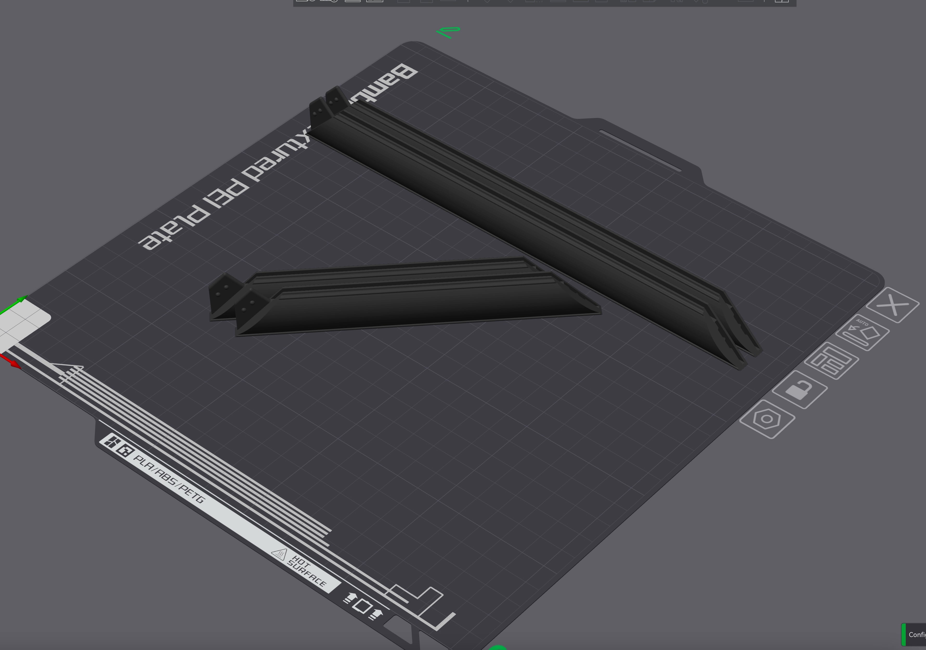 Modular frame for Hueforge prints 3d model
