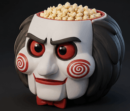 Billy The Puppet Popcorn Bucket 3d model
