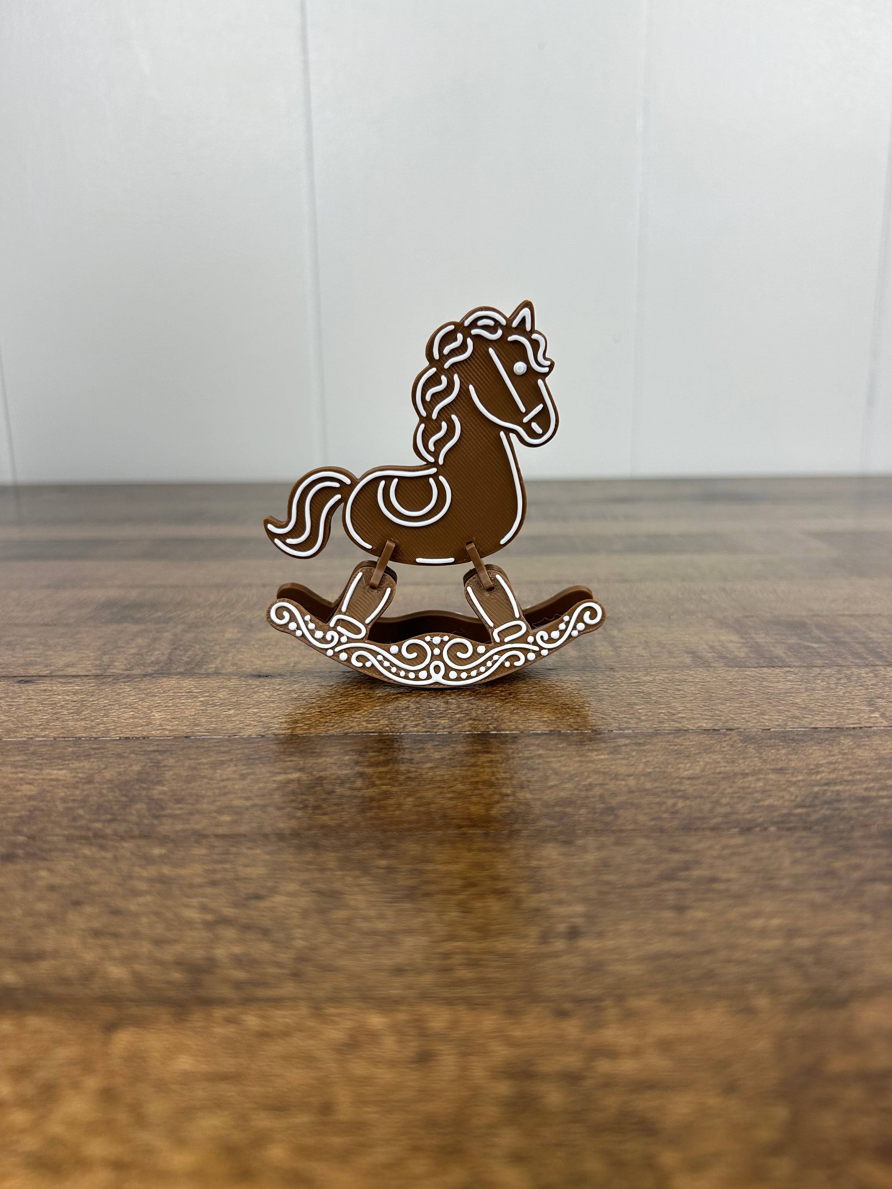 Gingerbread Rocking Horse V2 3d model