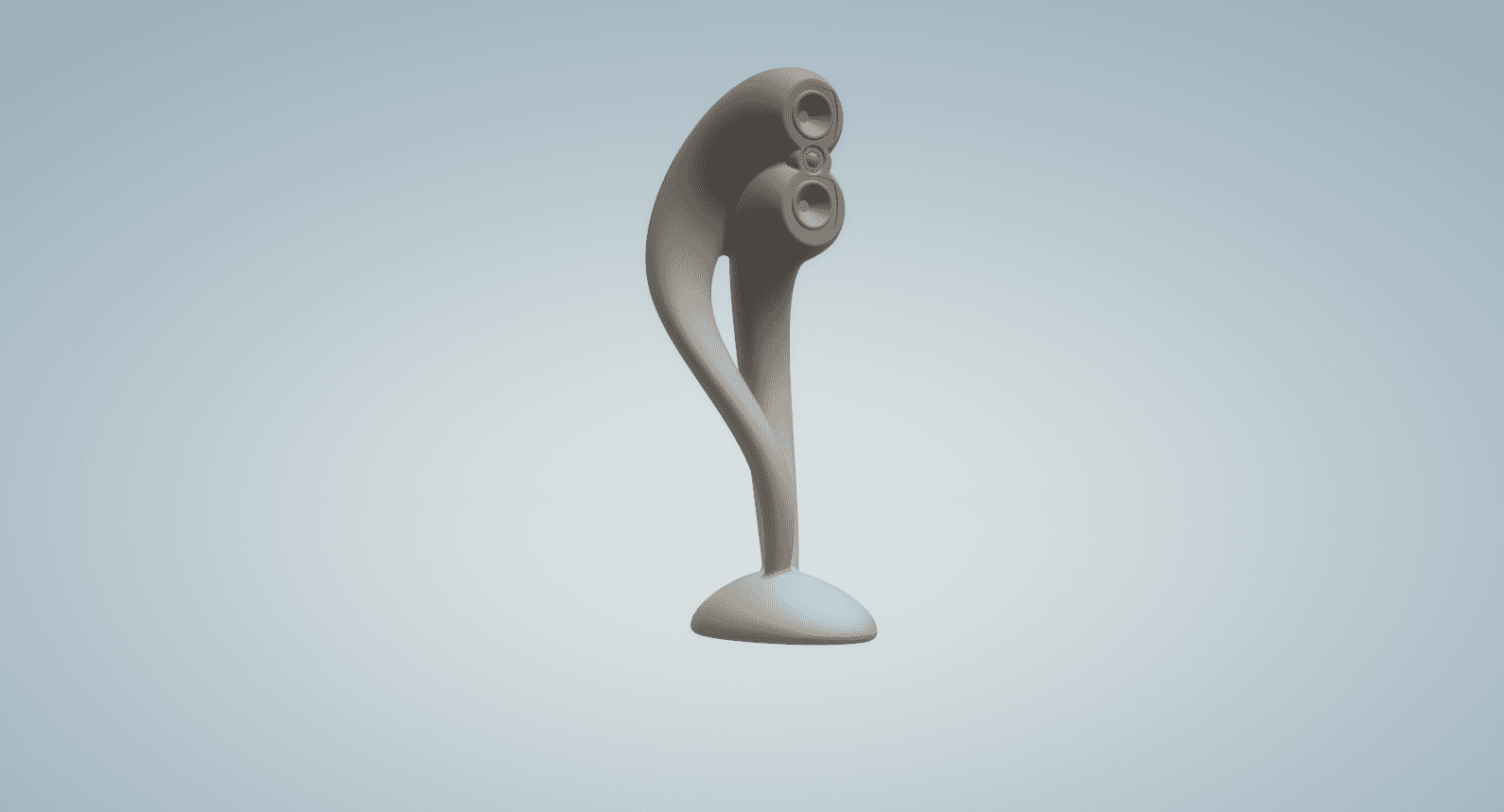 4 printable mini solids of iconic Aural Sculptures by 3BE Audio 3d model