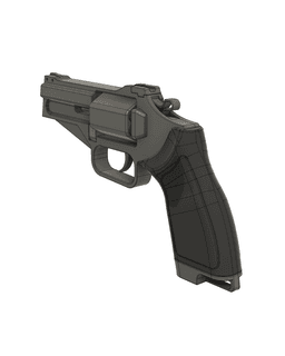 Death Stranding – Sam’s Revolver 3D Model 3d model