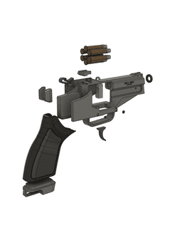 Death Stranding – Sam’s Revolver 3D Model 3d model