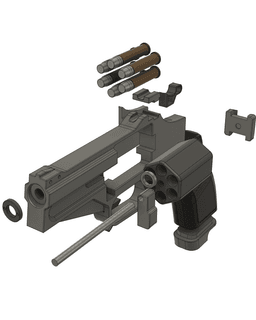 Death Stranding – Sam’s Revolver 3D Model 3d model