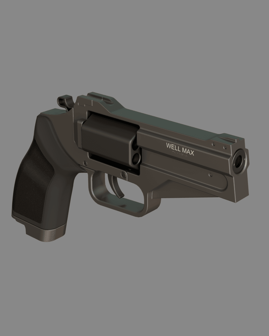 Death Stranding – Sam’s Revolver 3D Model 3d model