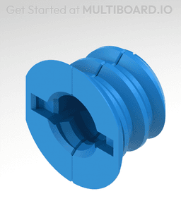 Small Thread Hole - Locking Bolt (Folded) 3d model