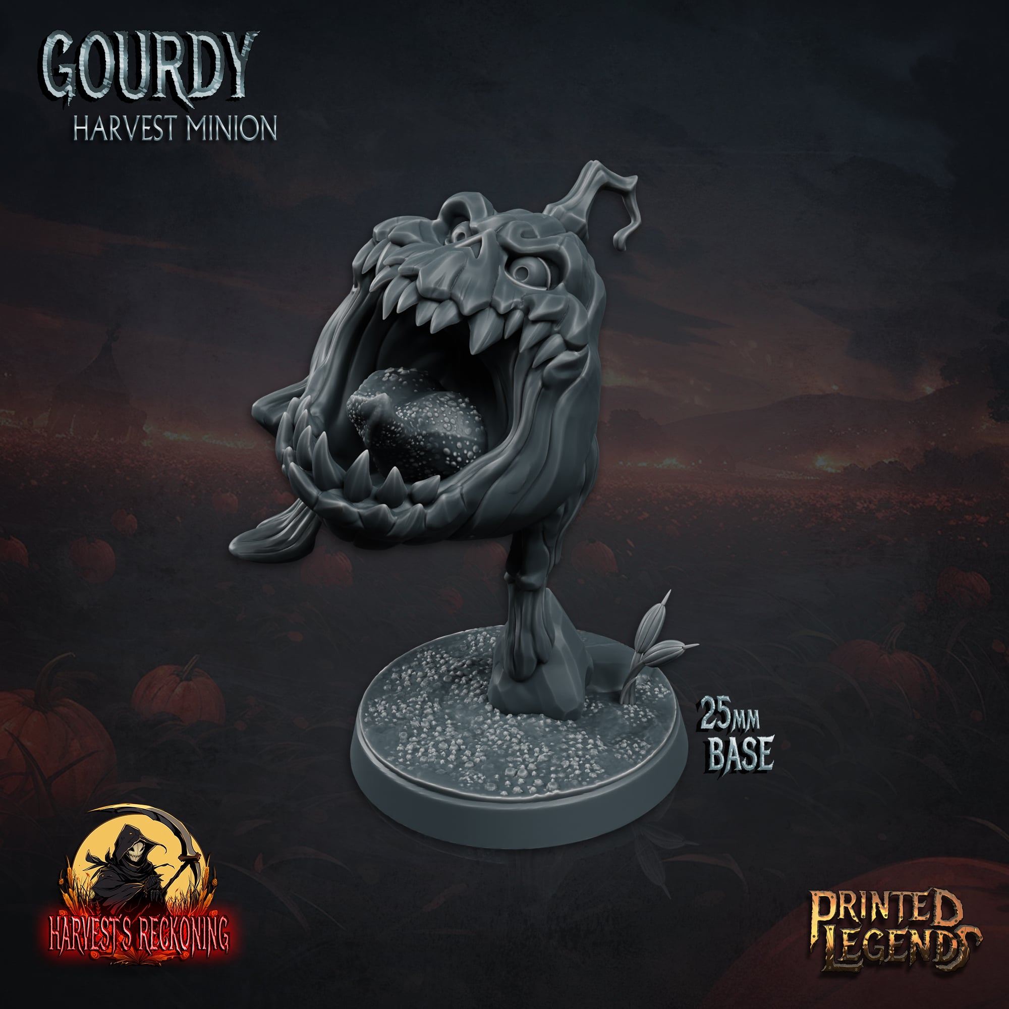 Gourdy 02 (25mm Base) 3d model