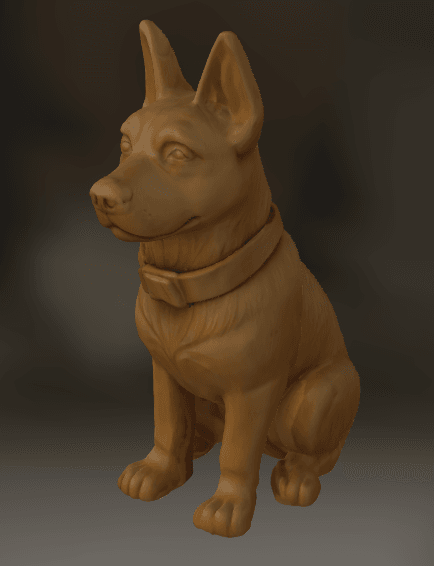 German Shepherd 3d model