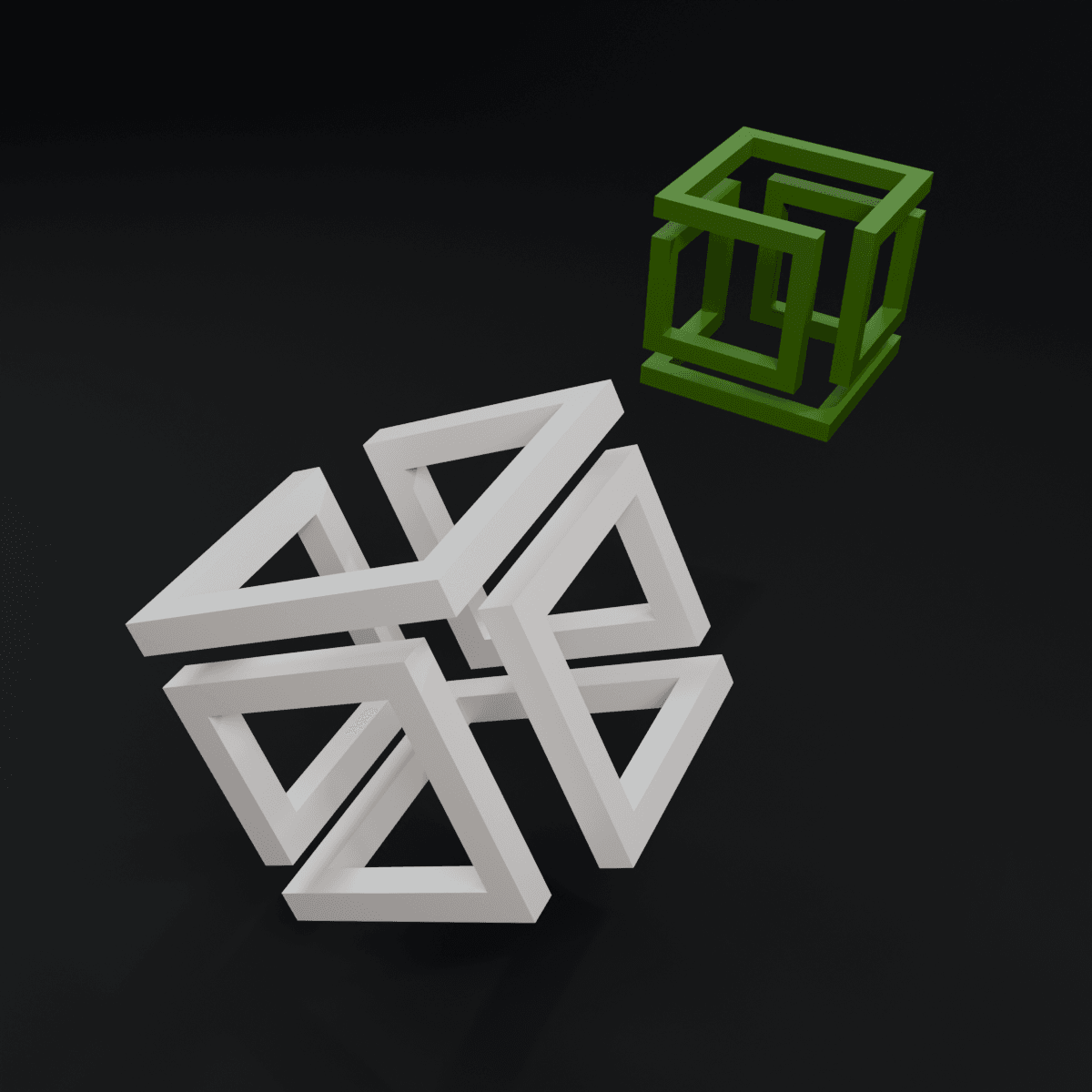 Yet another infinity cube 3d model
