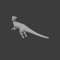 Homalocephale 3d model
