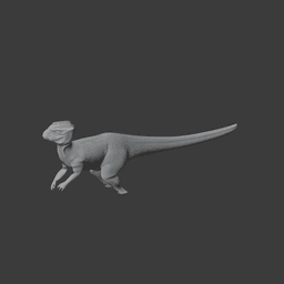 Homalocephale 3d model
