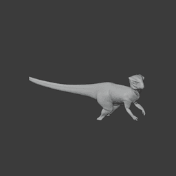 Homalocephale 3d model