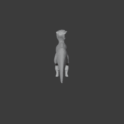 Homalocephale 3d model