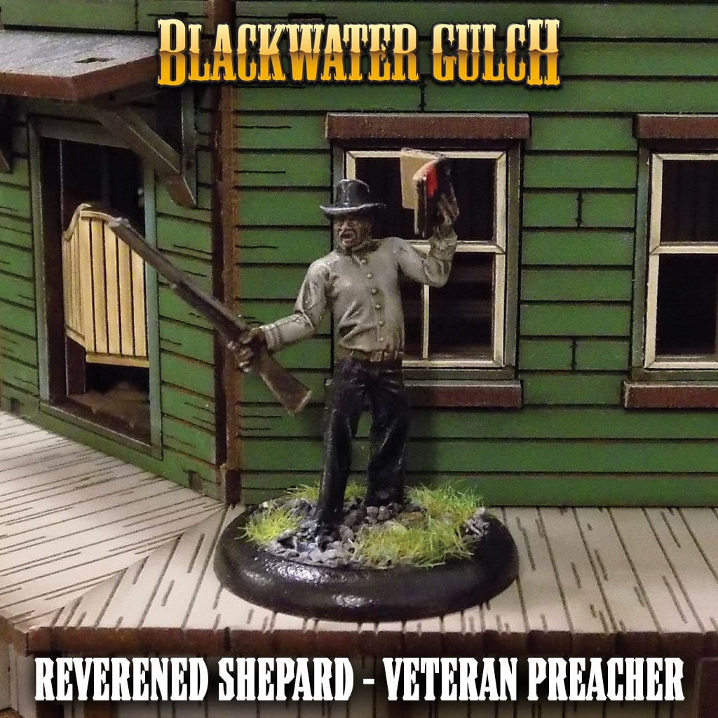 Reverend Shepard - Veteran Preacher 3d model