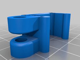 Endoscope Holder and Saddle 3d model