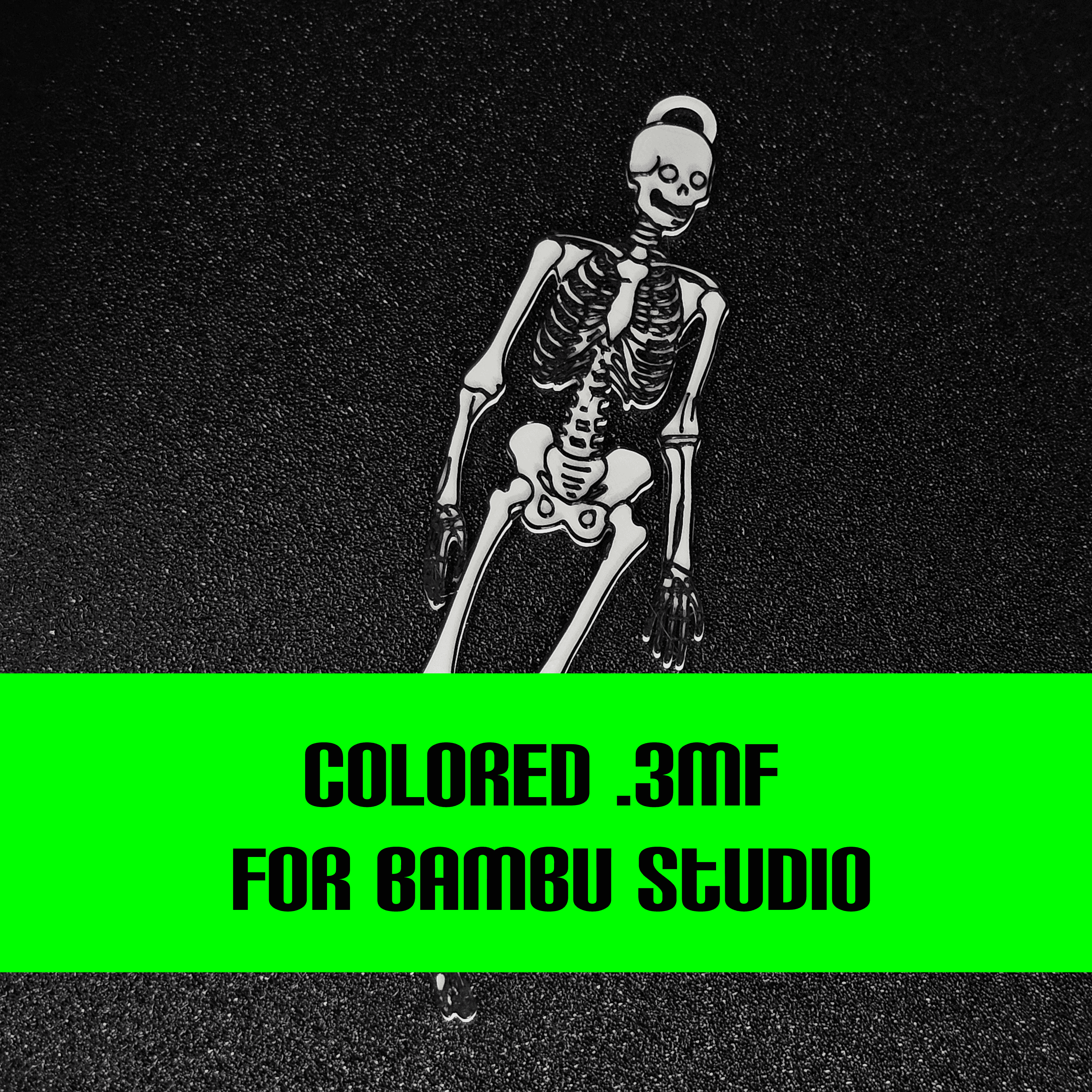 Skeleton_With_Loop_Colored_PrintStart3D.3mf 3d model