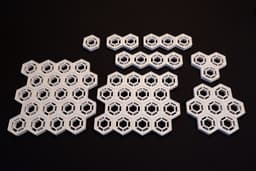 FDMecha Hex Terrain - Basic Core Set 3d model