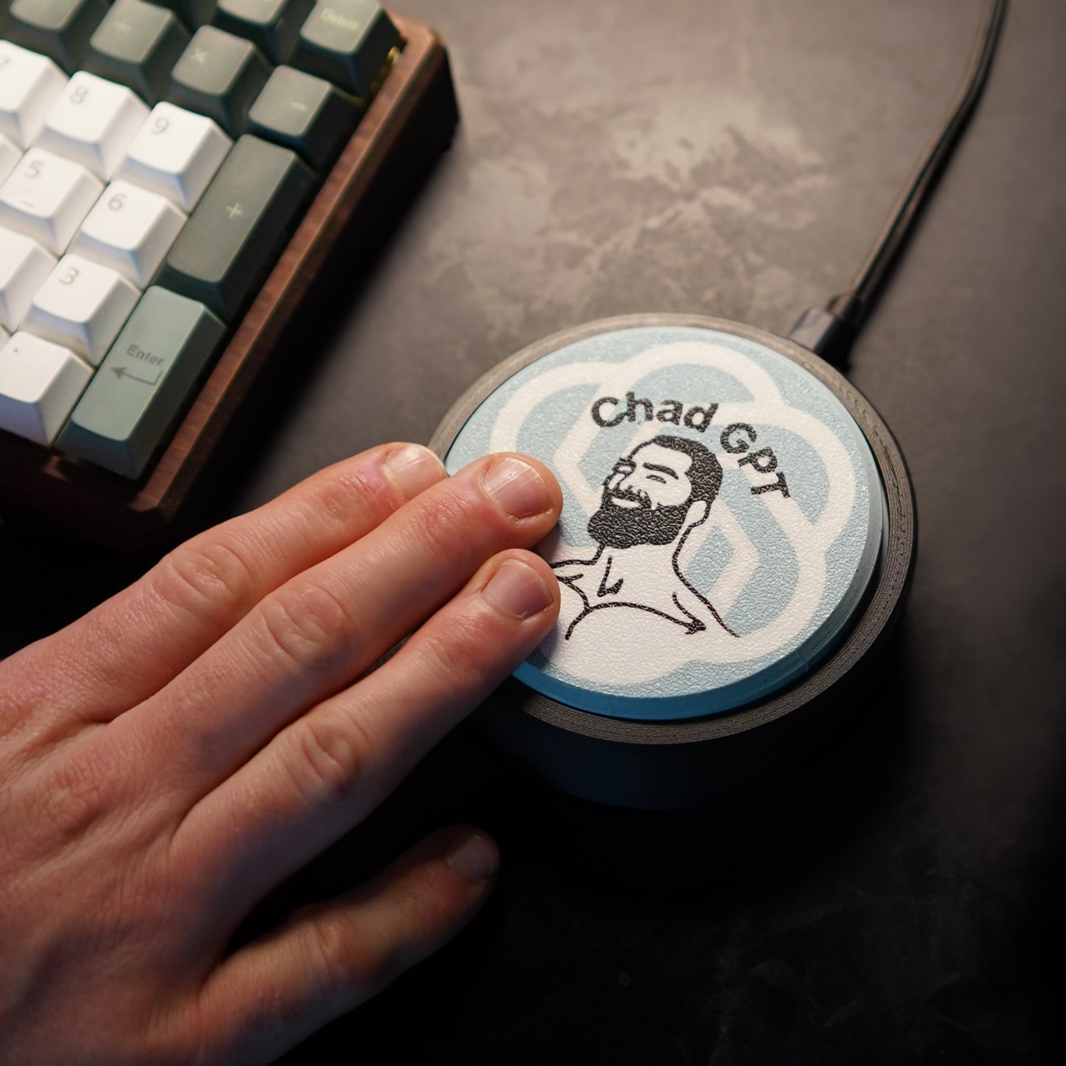 Chad GPT - Macro Button 3d model