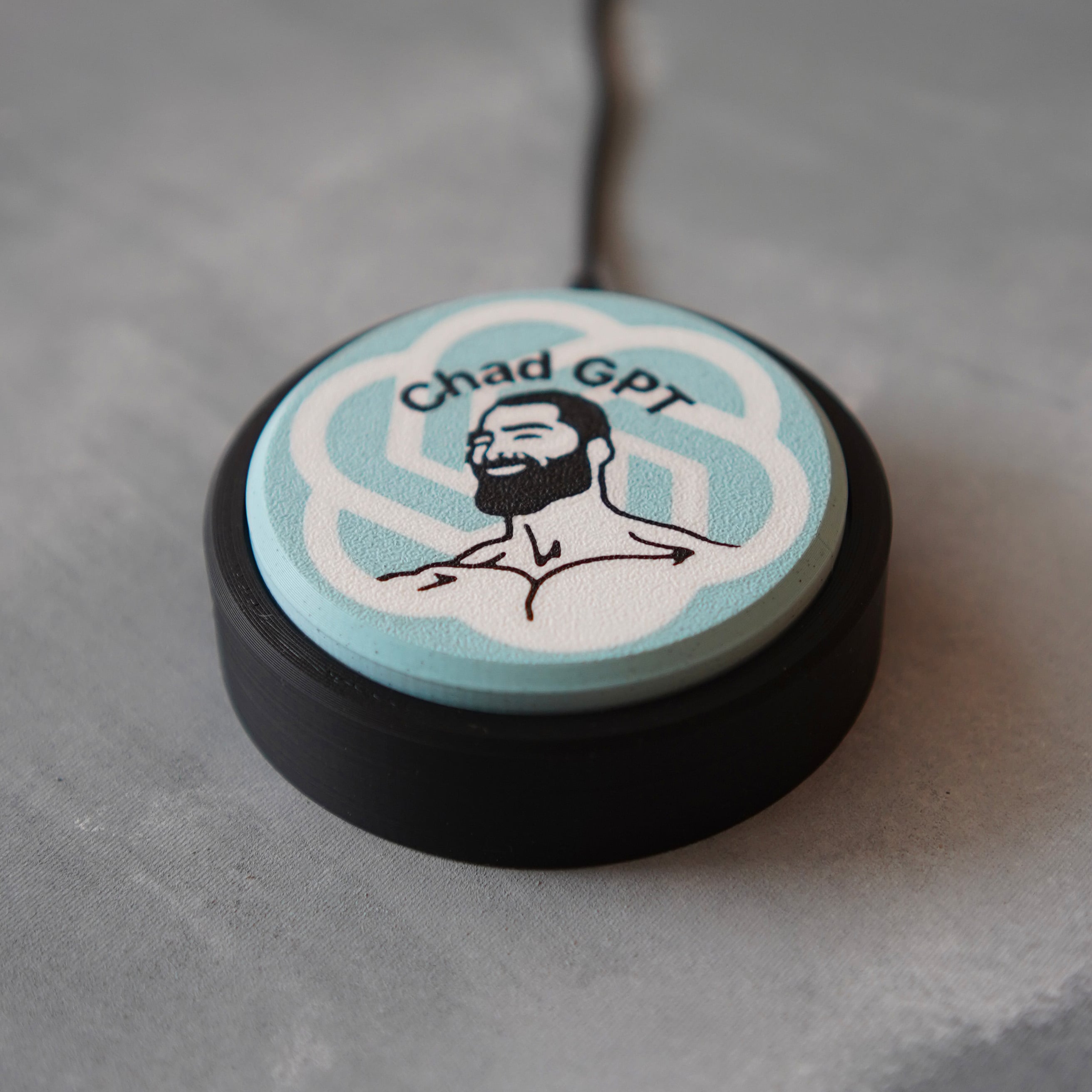 Chad GPT - Macro Button 3d model