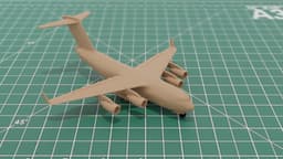 C17 Globemaster3 Transport Aircraft 3D Print 3d model