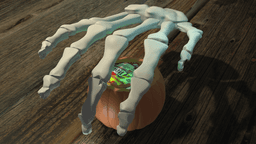 Giant Flexy Skeleton Hand 3d model