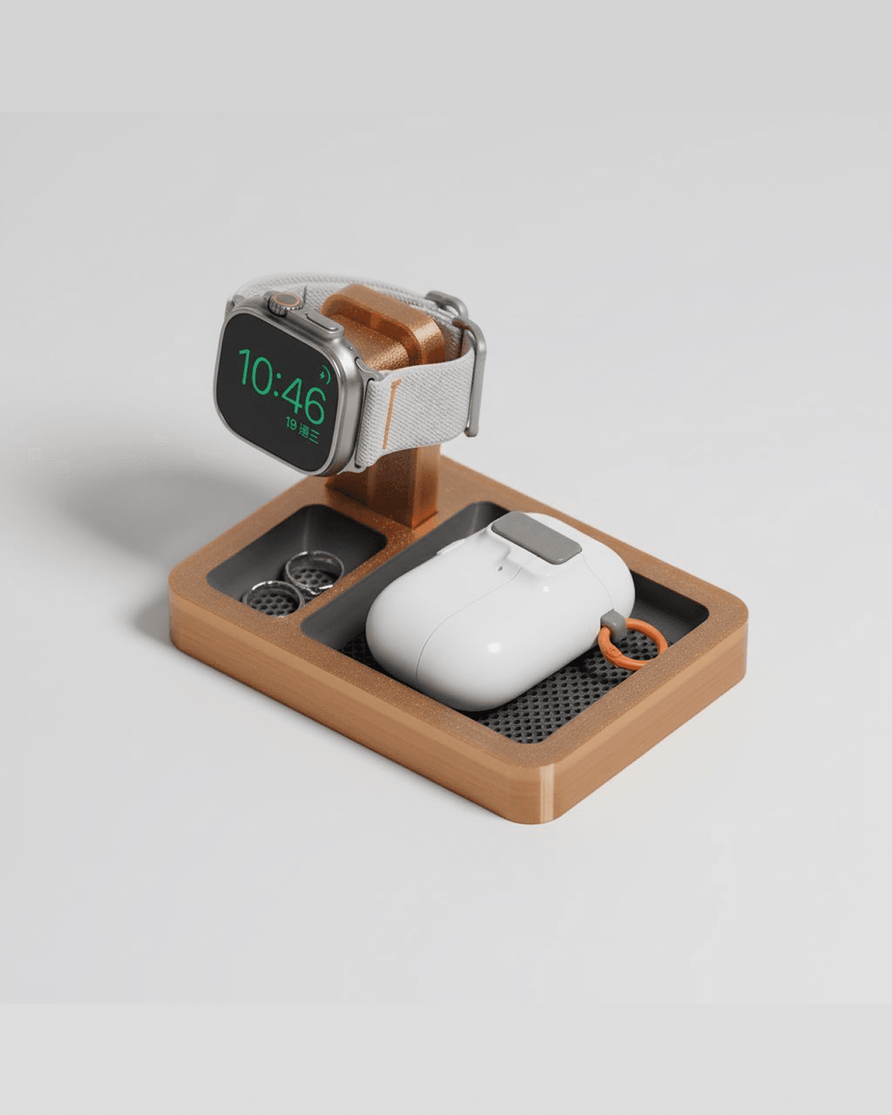 Translucent shell Apple Watch Charging Dock 3d model