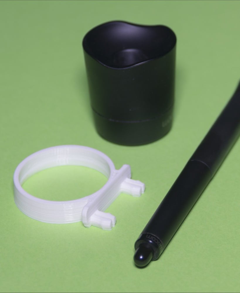Wacom Pen Holder // Peg Anything 3d model