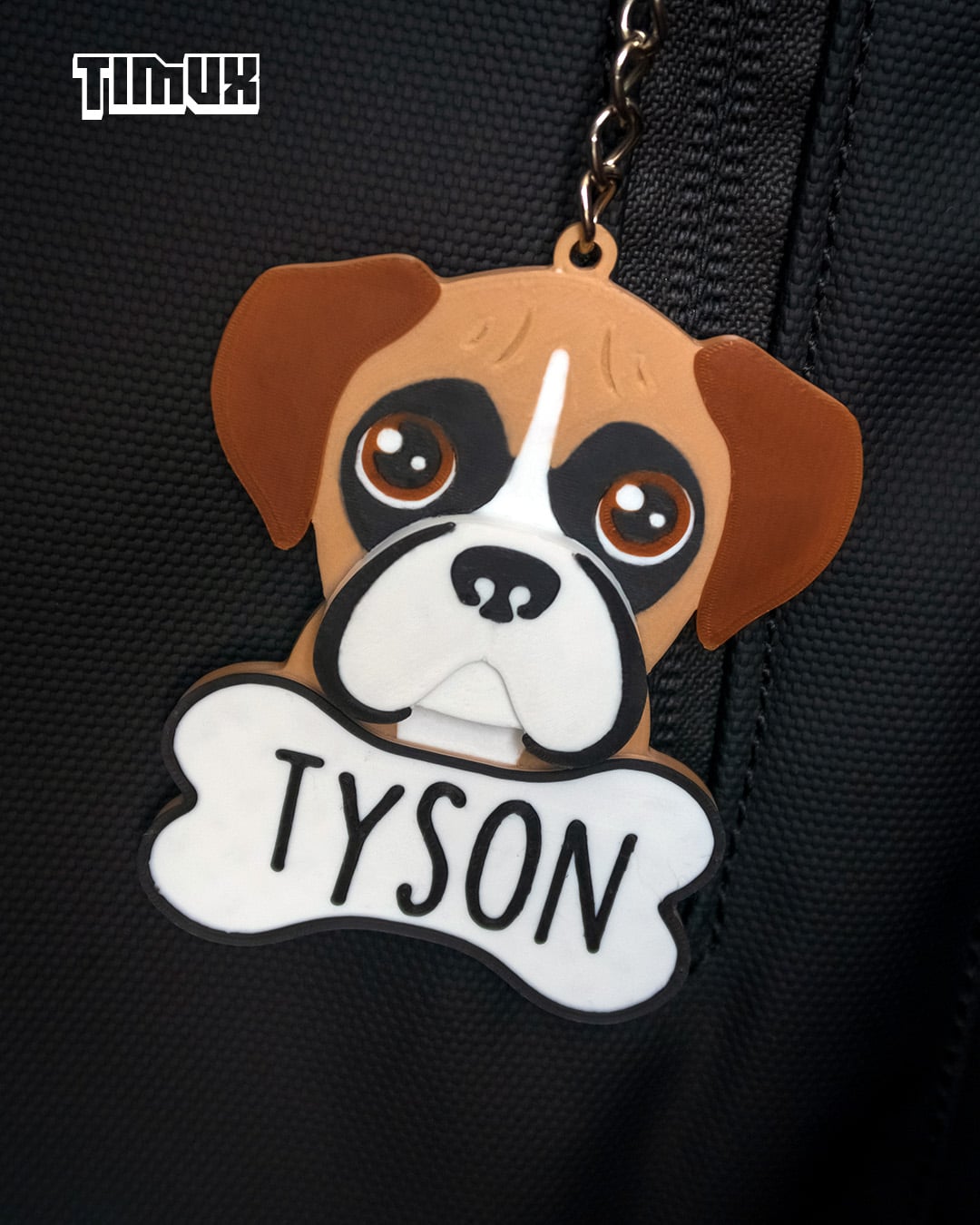 BOXER KEYCHAIN SET 3d model
