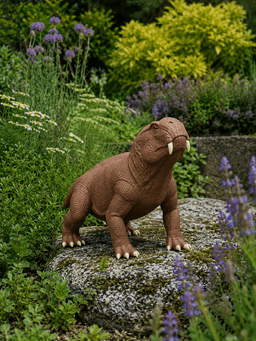 Realistic Lystrosaurus Dinosaur Figurine 3d model