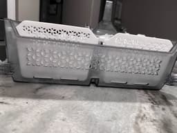 Ice Maker Rear Baffle / Ice Spill Guard 3d model