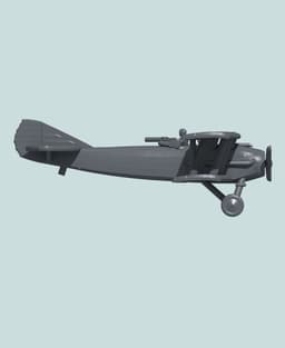 1:144 SPAD 11 3d model