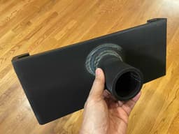 Birdfeeder Platform Pole/Pipe Mount 3d model