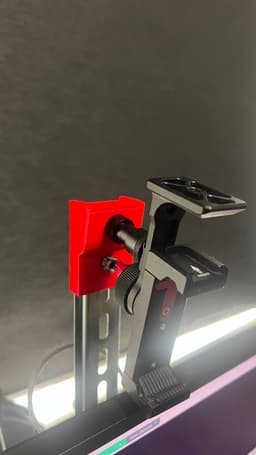 DIN rail camera bracket 3d model