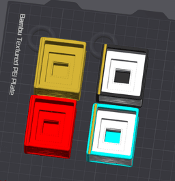 Clicky Book Fidget and Keychain **FULLY CUSTOMIZABLE** 3d model